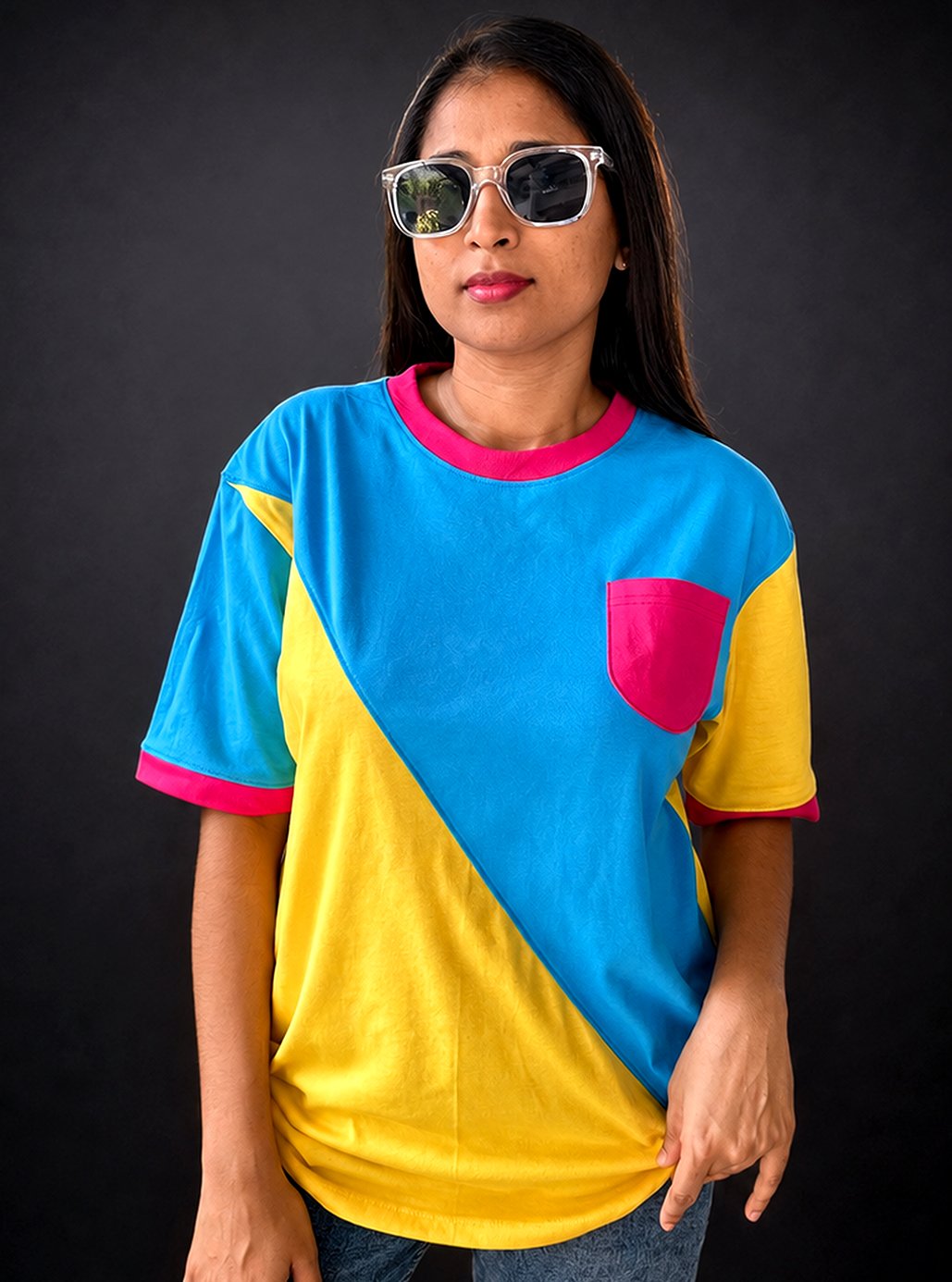 3 Tone Pocket T-shirt BYM by Leos Wear