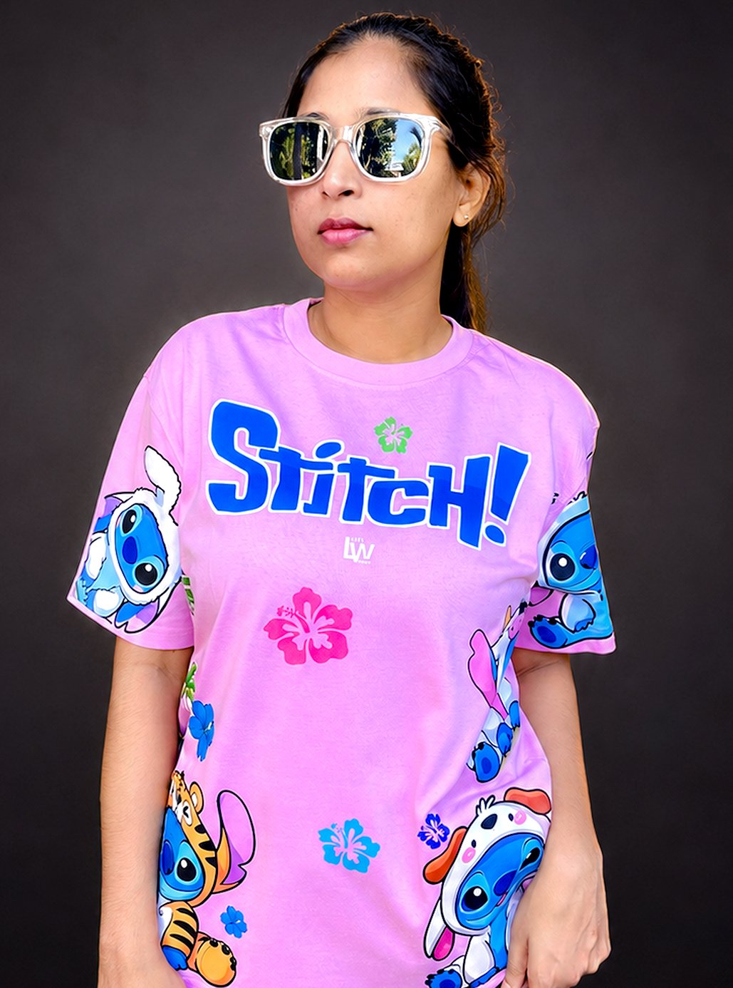 Premium Stitch Pink Premium Tshirts 👕 by Leos Wear